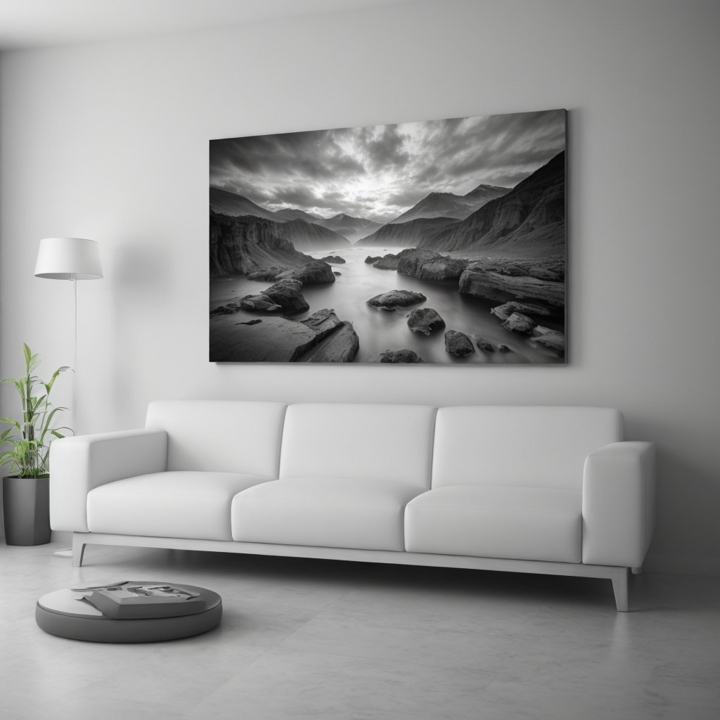 black and white photography wall art - Lighting Considerations for Enhancing Monochrome Artworks