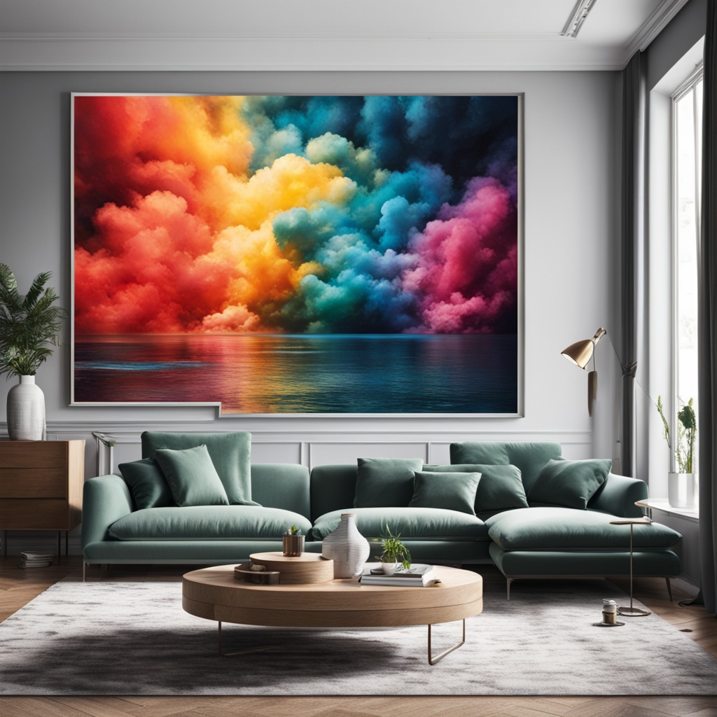 extra large wall art for living room - Colour Coordination and Themes
